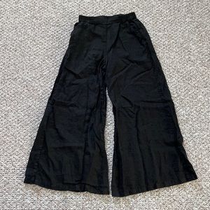 CP Shades long Wendy pant black wide leg linen pants